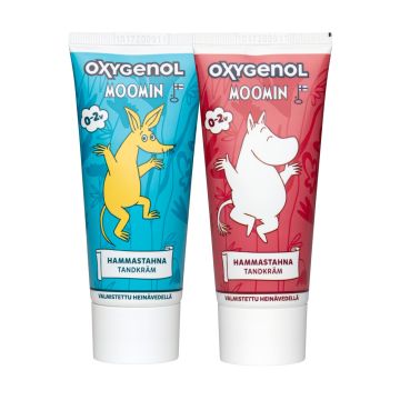 Oxygenol Muumi 0-2v lasten hammastahna 50 ml