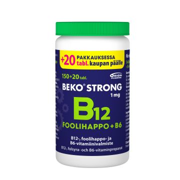 Beko Strong B12+foolihappo+B6 170 tabl