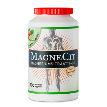 MagneCit Mansikka-Lime 100 purutabl