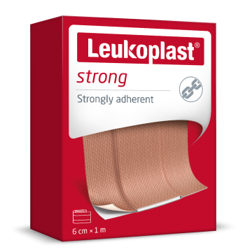 LEUKOPLAST STRONG LAASTARI 6CMX1M RULLA 1 KPL