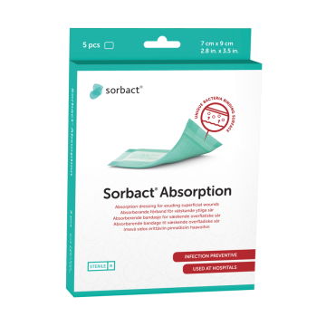 Sorbact Absorption 7 cm x 9 cm 98132 5 kpl