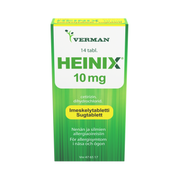 HEINIX imeskelytabletti, puristettu 10 mg 28 fol