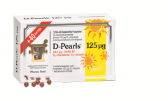 D-Pearls 125 mikrog extrapakkaus 120+40 kaps