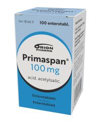 PRIMASPAN enterotabletti 100 mg 100 kpl