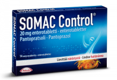 SOMAC CONTROL 20 mg enterotabl 14 fol
