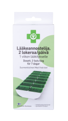 APTEEKKI LÄÄKEANNOSTELIJA 2 LOKEROA/PÄIVÄ 1 VIIKON LÄÄKITYKSELLE 1 KPL